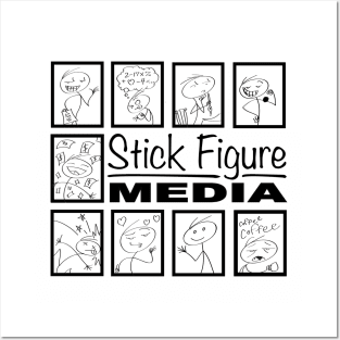 Stick Figure Media 1 Posters and Art